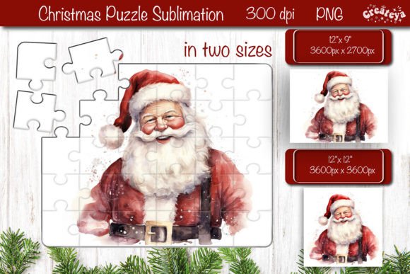 Download Christmas Puzzle PNG Kids Puzzle Santa - Kids Collection