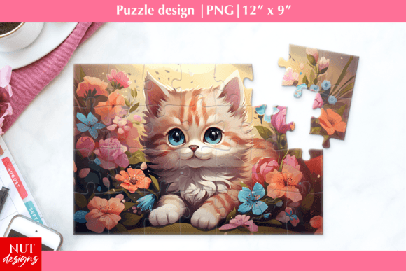 Download Cat Puzzle Sublimation, Kids Puzzle - Kids Collection