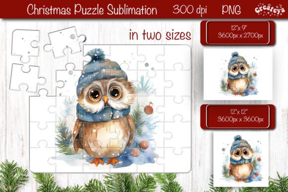 Download Christmas Puzzle PNG Owl Kids Puzzle - Kids Collection