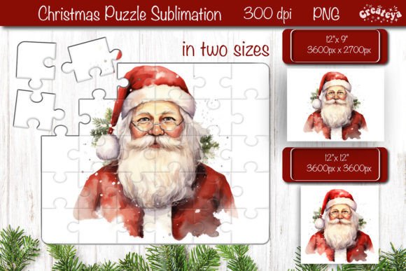 Download Christmas Puzzle PNG Kids Puzzle Santa - Kids Collection