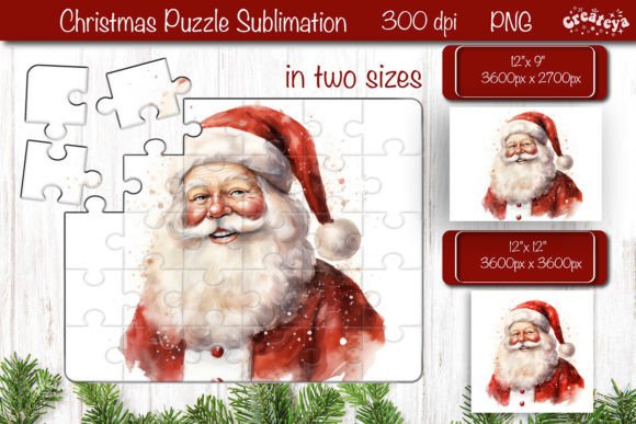 Download Christmas Puzzle PNG Kids Puzzle Santa - Kids Collection