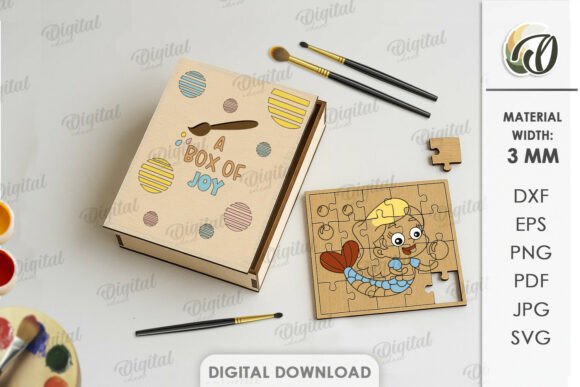 Download Paintable Wooden Puzzle Laser Cut - Wood Collection