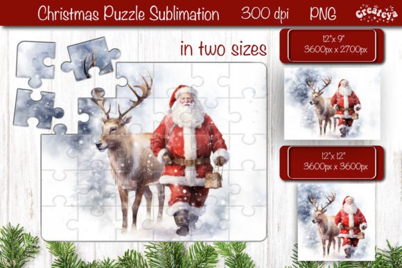 Download Christmas Puzzle PNG Kids Puzzle Santa - Kids Collection