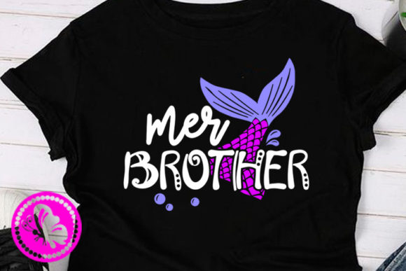 Download MER Brother Mermaid Tail Birthday Decor - Premium Resources