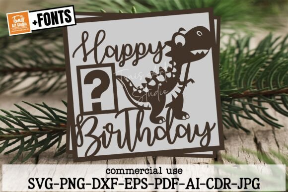 Download Dinosaur Birthday SVG for Kids Party - Kids Collection