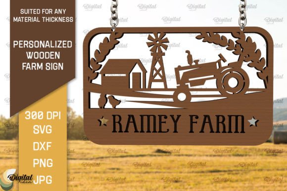 Download Personalized Wooden Farm Sign Laser Cut - Wood Collection