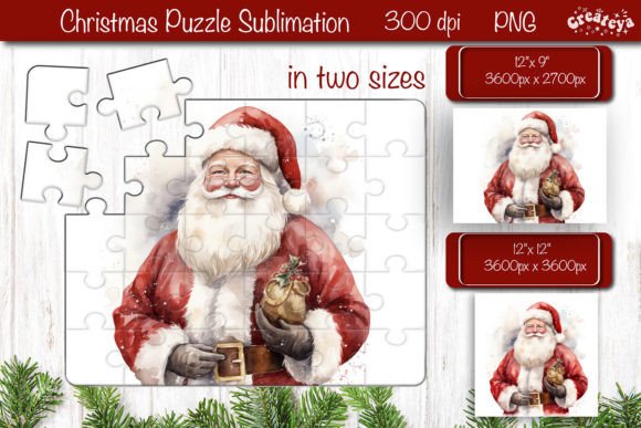 Download Christmas Puzzle PNG Kids Puzzle Santa - Kids Collection