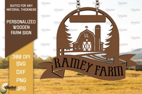 Download Personalized Wooden Farm Sign Laser Cut - Wood Collection