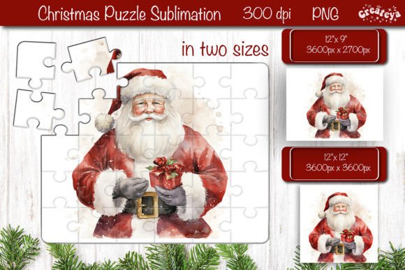 Download Christmas Puzzle PNG Kids Puzzle Santa - Kids Collection