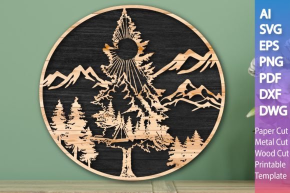 Download Mountain Pine Tree SVG Cut File - Tree svg Collection