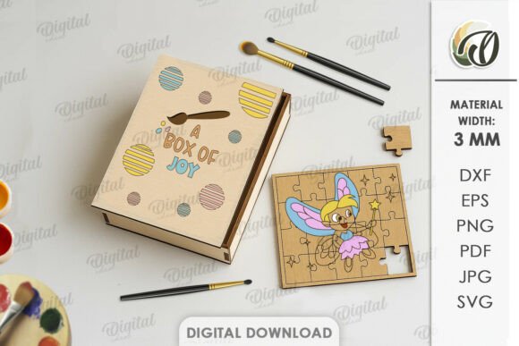 Download Paintable Wooden Puzzle Laser Cut - Wood Collection