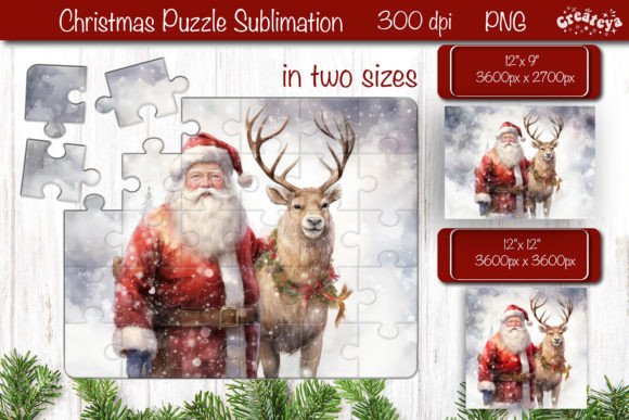 Download Christmas Puzzle PNG Kids Puzzle Santa - Kids Collection
