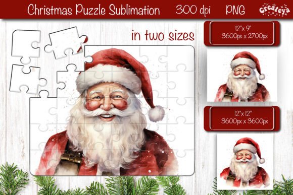 Download Christmas Puzzle PNG Kids Puzzle Santa - Kids Collection