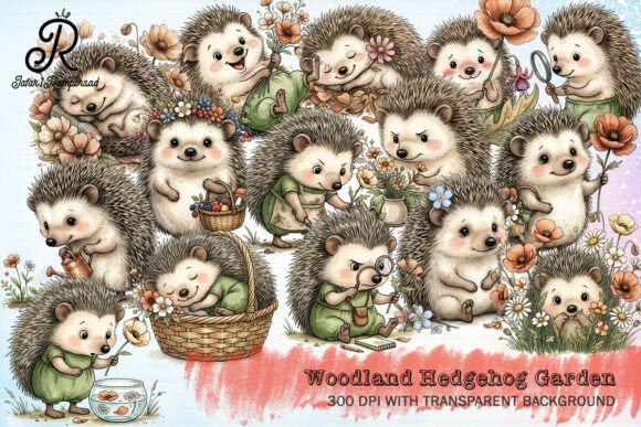 Download Woodland Hedgehog Garden Clipart - Wood Collection