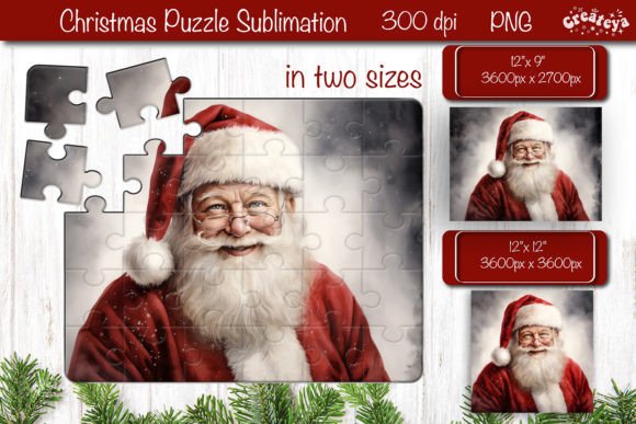 Download Christmas Puzzle PNG Kids Puzzle Santa - Kids Collection