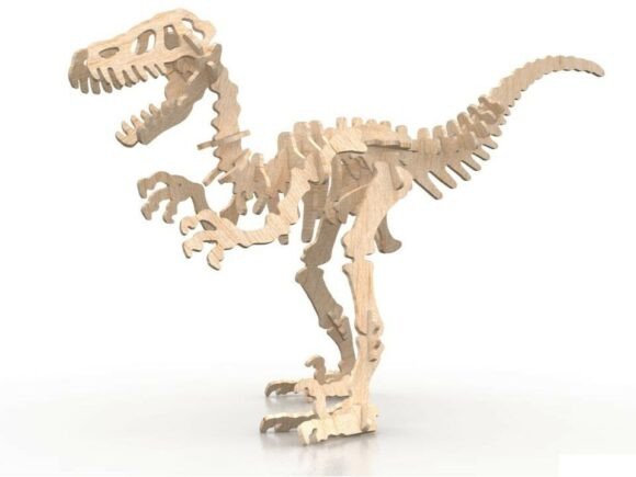 Download 3D Wooden Dinosaur Puzzle Template - Wood Collection