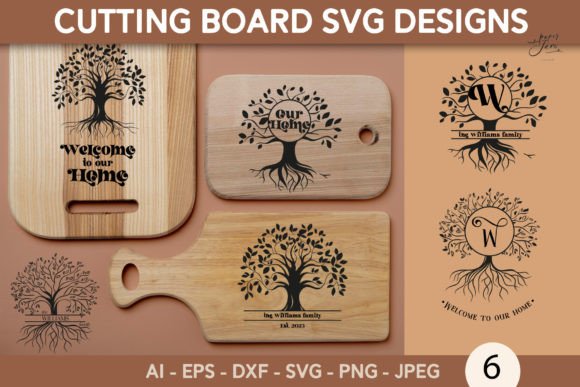 Download Cutting Board Family Tree SVG Bundle - Tree svg Collection