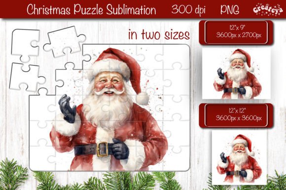 Download Christmas Puzzle PNG Kids Puzzle Santa - Kids Collection